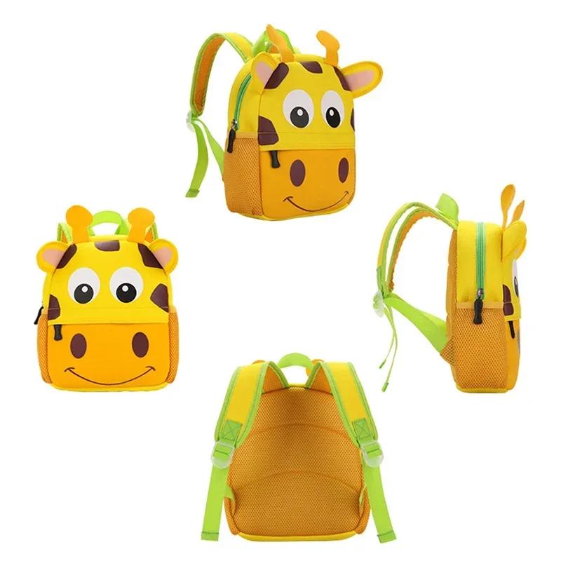 3D New Children School Bags Kids Backpacks Kindergarten Cartoon Animal Toddle Kids Backpack Fashion Travel Outdoor Bags