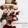Handmade Christmas Plush Toy Pendant With Soft Texture And Festive Appearance For Home Holiday Decor Christmas Party Display