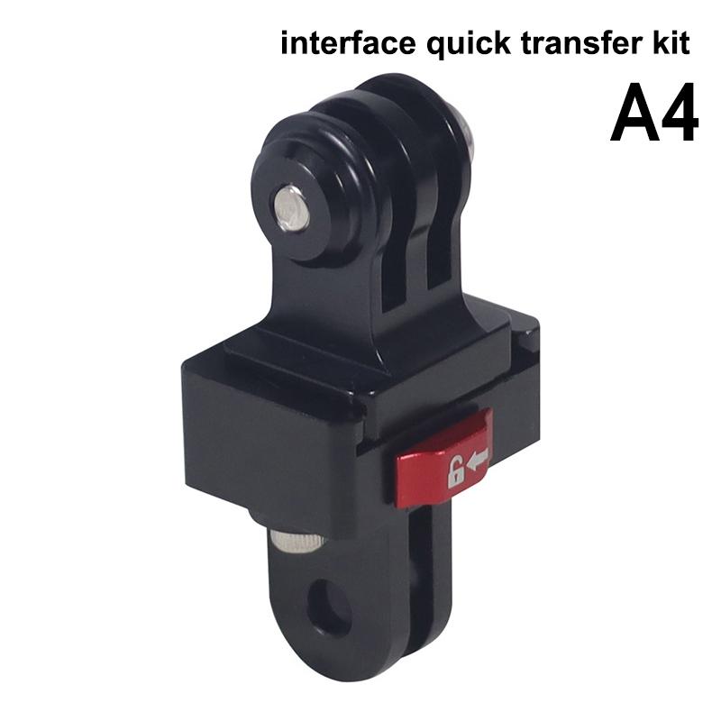 Mini Monitor Mount Plate Quick Release Clamp Fast Switch Install System 1/4 Screw For Action Camera Tripod Slide Rail Stabilizer