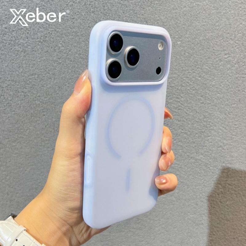 For Magsafe Ice Mist Liquid Matte Case For iPhone 17 16 15 14 13 Pro Max Translucent Magnetic Wireless Charging Shockproof Cover