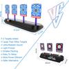 Electronic Digital Target for Nerf Guns Auto Reset Intelligent Light Sound Effect Target for Nerf N-Strike Elite/Mega/Rival Series