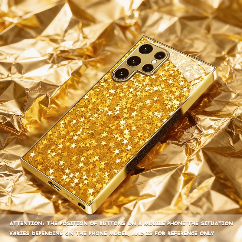 Wunderschönes Handyhülle Galvanisiertes Glas TPU Handyhülle für Samsung Galaxy S26 S25 S24 S23 S22 S21 FE Ultra Plus Sturzfest