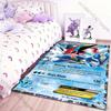 1PC Pokémon Cards Greninja Print Rug Carpet for Living Room Children Bedroom Mat Sofa Doormat Floor Rug Home Decor Anti Slip Mat
