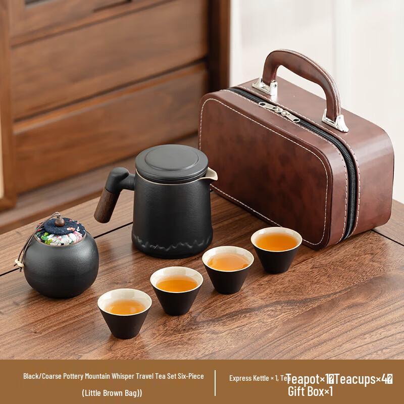 Portable Ceramic Travel Tea Set