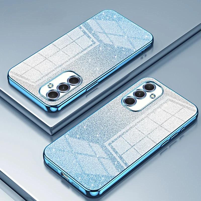 Glitzerbeschichtung Schutzhülle für Samsung Galaxy S25 Ultra S25 Plus A56 A36 A26 A16 A06 A55 A35 A25 15 05S 4G 5G Rückseite