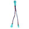 Car Adapter LED Y Cable Cupholder Auto AC/Radio Blue For BMW F30 F31 F80 M3 19cm 7.5 Inch 3 Pin Ambient Light