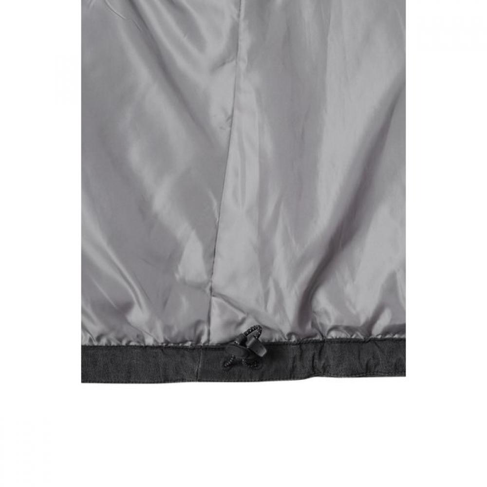 Detachable Hood Loose Fit Jacket Sajas25111chd