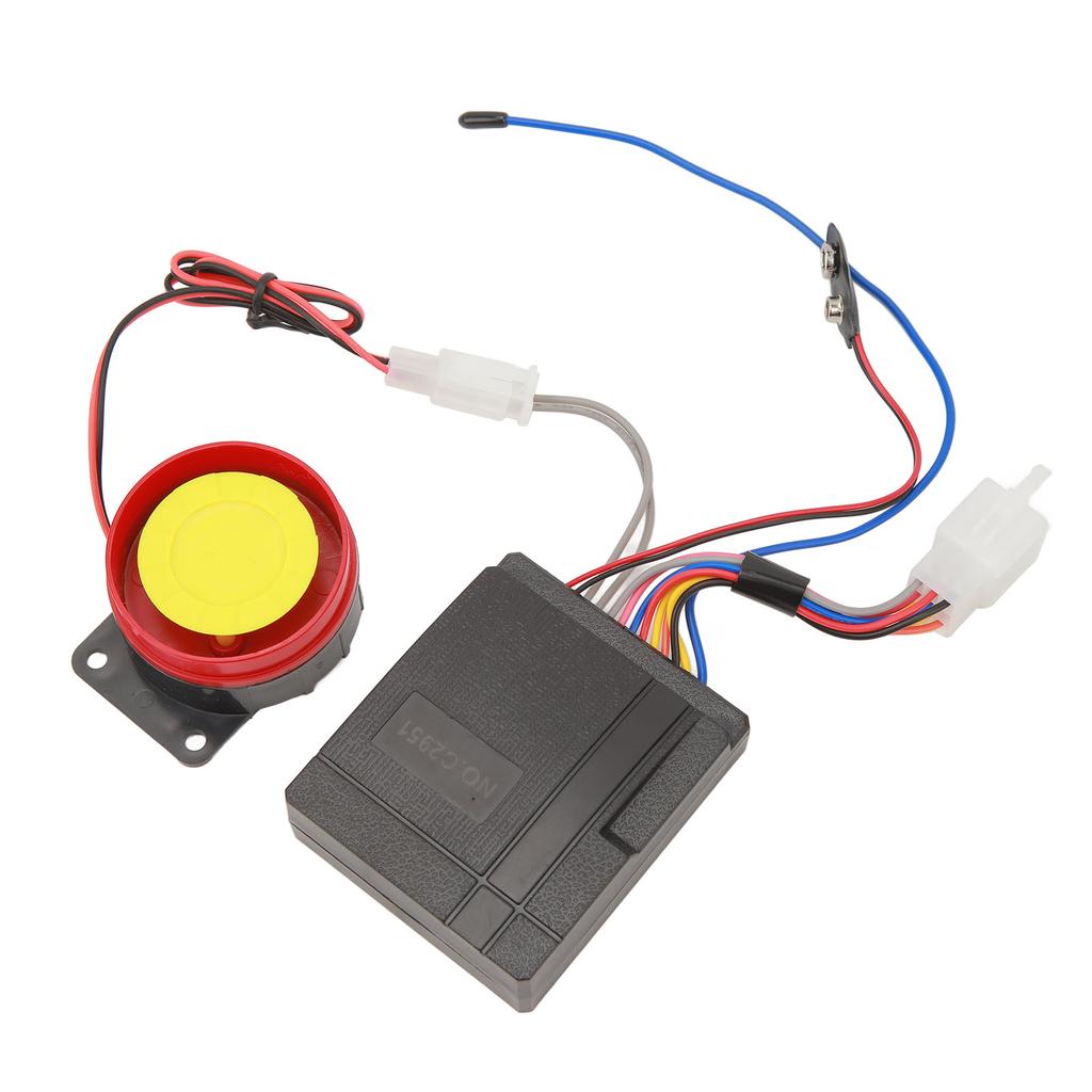 1 Way Motorcycle Alarm System 12V 4 Sensitivity Level Universal Remote Control Alarm Kit for Scooter Motorbike