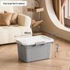 Extra Large Plastic Storage Box with Wheels for Toys, Snacks, Clothes - Thickened Container for Living Room & Bedroom