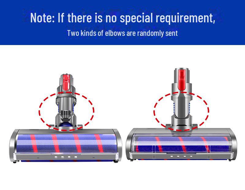 Compatible Dyson Vacuum Floor Brush Head for V6, V8, V10 - Electric Suction for Carpet and Hard Floors.