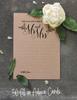 Inkdotpot Set of 50 Advice & Well Wished for The Newlyweds, Bride and Groom Advice Cards Rustic Wedding Décor, Guestbook Alternative, 5x7 Inches