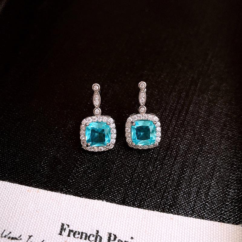 Kolczyki z frędzlami w kształcie łzy z cyrkoniami i motylami - Lekki luksusowa biżuteria modowa dla kobiet