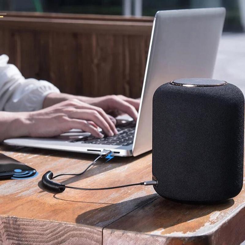 USB-Zusatzadapter für Auto-Sound, Musik-Audio-Stereo-Empfänger, kabelloser Adapter auf 3,5-mm-Buchse, eingebautes Mikrofon, Auto-Audio