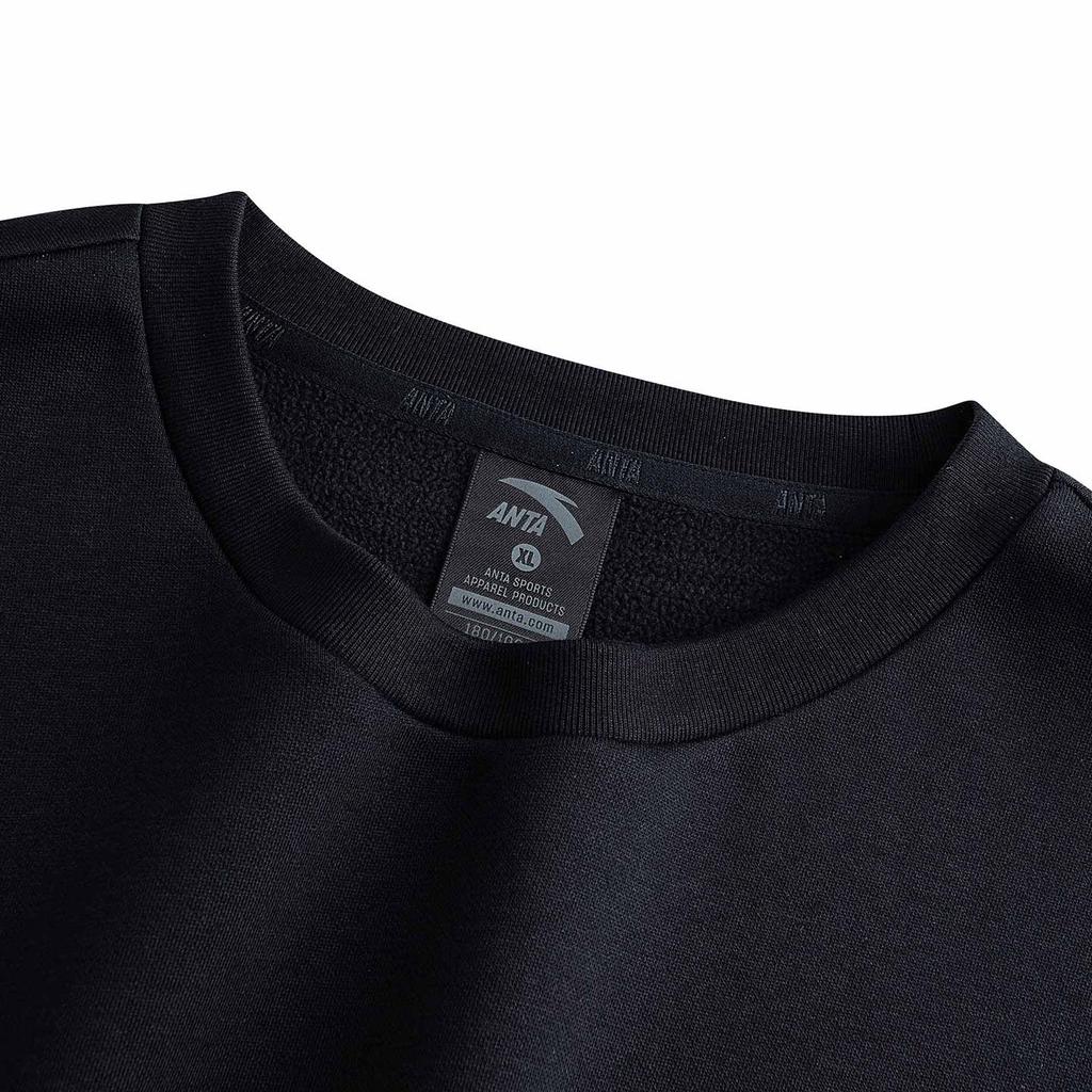 Anta Autumn Campus Culture Trendy Versatile Round Neck Sweatshirt Men tops 952618714-3