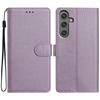 For Samsung Galaxy S25 FE Leather Case Wallet Stand Phone Cover with Handy Strap