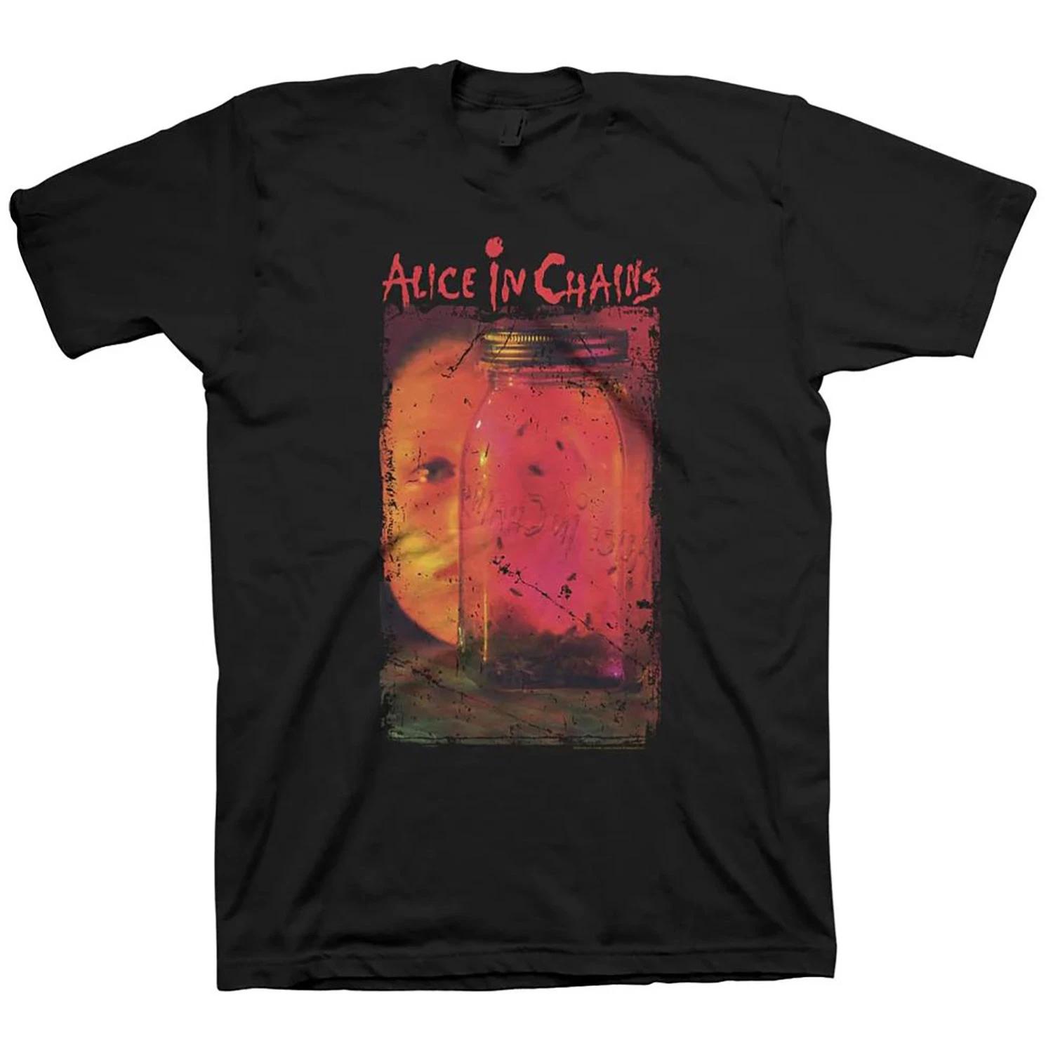 Men s Alice In Chains Jar Of Flies T-shirt Large Black L