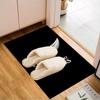 Englang Rugby Rose Emblem Rug Office Floor Mat - Machine Washable for Bedroom, bedroom, livingroom, Room Decor Fan Gifts Christmas