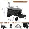 Qiuchi 8-inch Rear Flip Outdoor Camping & Picnic Cart