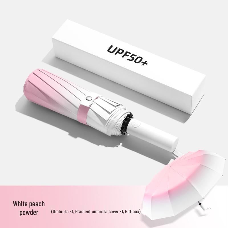 Premium Women's Automatic Folding Umbrella – Rain or Shine, Sunscreen, UV Protection, Parasol for Men