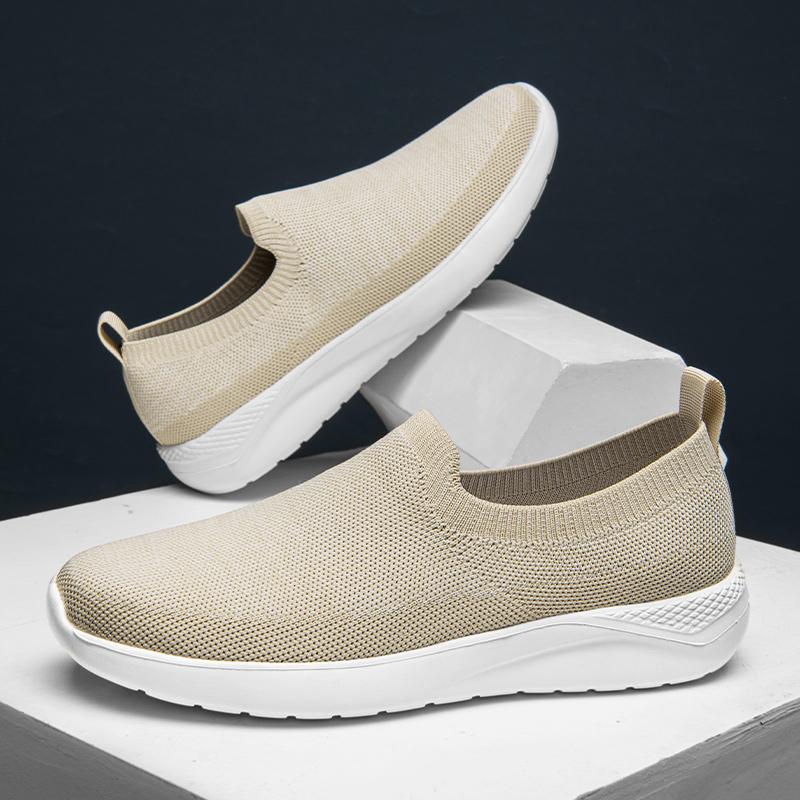 Fashion New Arrival Men Slip-ons Loafers Lightweight Walking Shoes Mesh Breathable Man Casual Sneakers Non-Slip Outdoor Driving Footwear