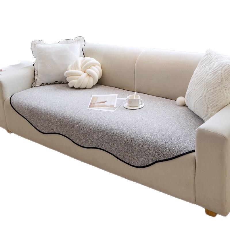 Special-shaped Sofa Cushion Waterproof Universal Straight Row Irregular Seat Cushion 2025 New Non-slip Leather Sofa Cover Cover Cloth Towel