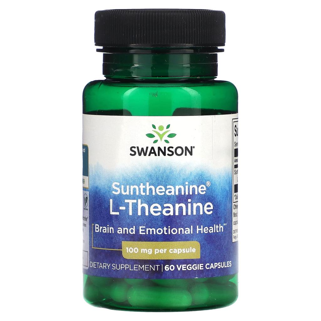 Suntheanine L-Theanine, 100Mg, 60 Veggie Capsules