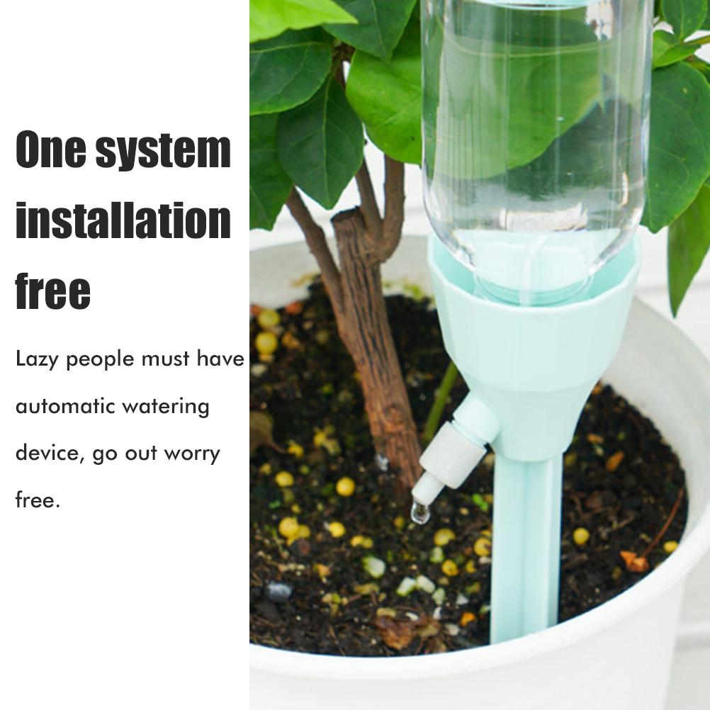 3PCS Plant Drip Irrigation Self Plant Watering System Device With Adjustable Control Valves Switch