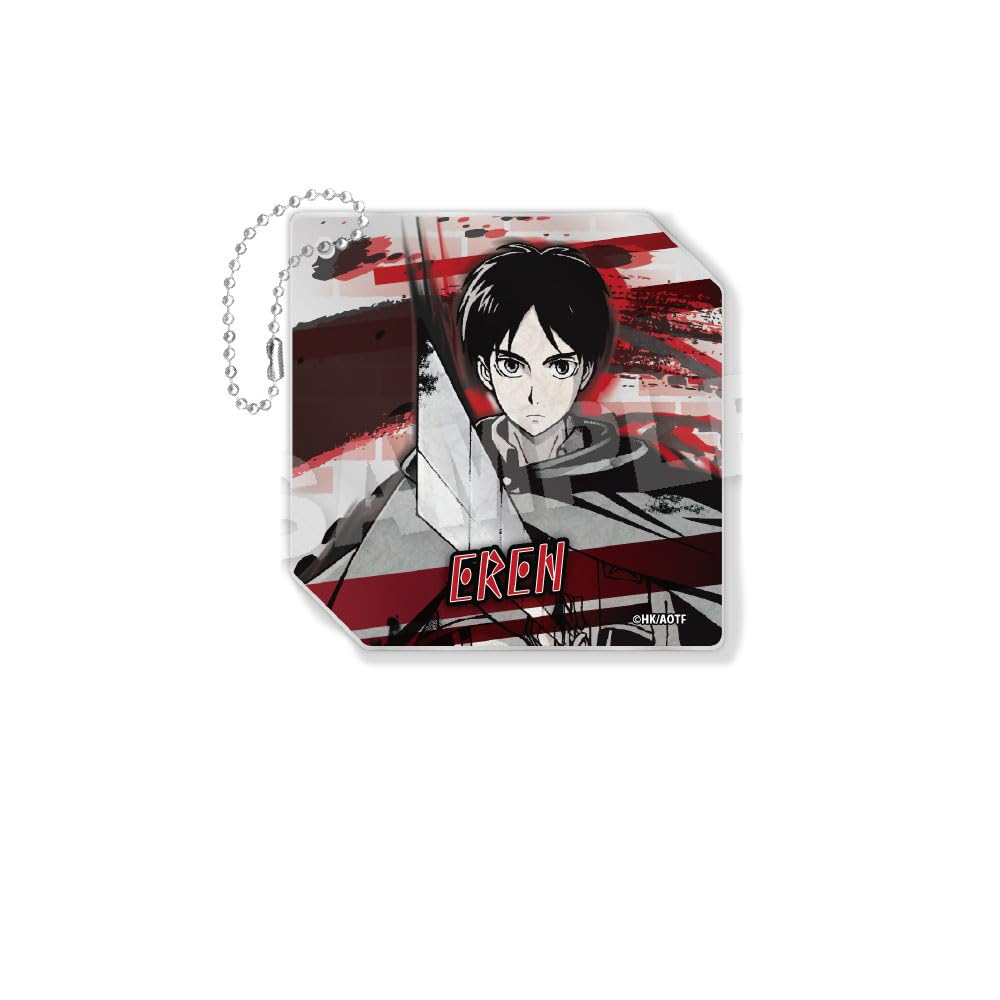 Attack on Titan Eren Style Acrylic Keychain Design B Sumi-e Vol.2