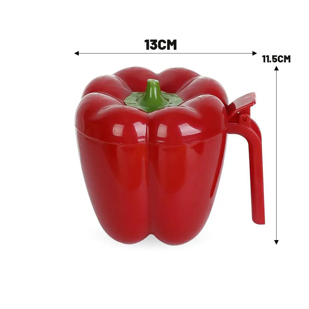 

4 в 1 пластиковая креативная банка для приправ, контейнер с ложкой в форме чили, подставка для специй для барбекю, аксессуары для домашней кухни