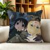 G-G-Girls Last Tour Chito Yuuri Anime  Pillow Case Square Double-Sided Sofa Cushion Cover Bedroom Bedside Pillow
