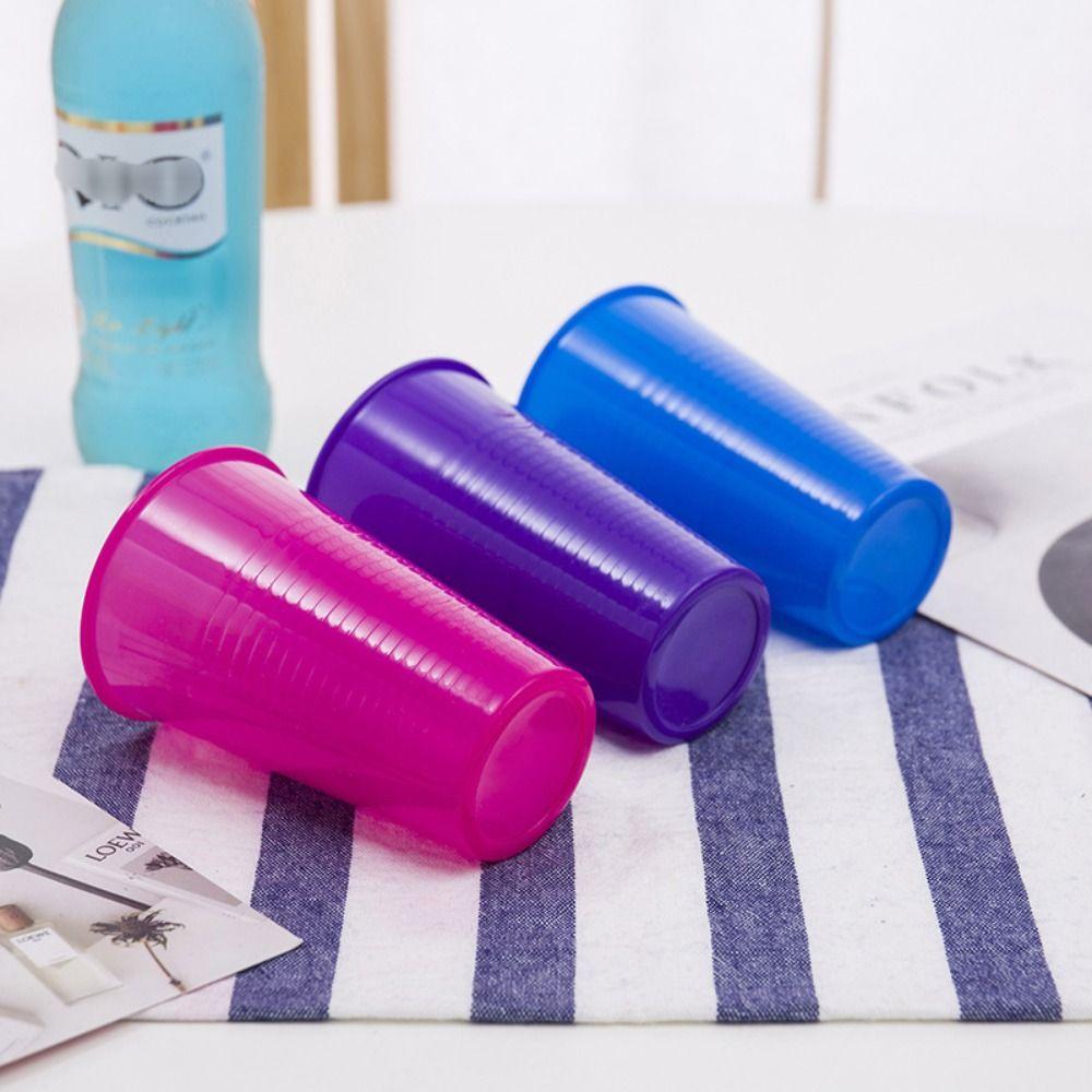 230/380 ML Drinking Cups Reusable Water Mug Party Drinkware Colorful Plastic Cups  Kids