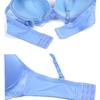 Sexy Lace Push-up Bra and Thong Set Plus-size Anti-sagging Lingerie with Skin-friendly Comfortable Panties