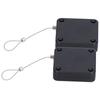 2Pcs Automatic Door Closer Punch Free Multifunctional 800G Pull Strong Tensile Force Wear