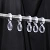 S Shaped Closet Hook Transparent Storage Hook Multifunctional Hook Bathroom