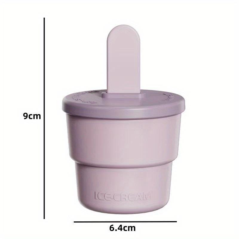 commodity 1pc Popsicle Mold Silicone Ice Cream Mold Cup With Popsicle Stick Food Grade Handmade Ice Cream Maker Summer Bar Tools