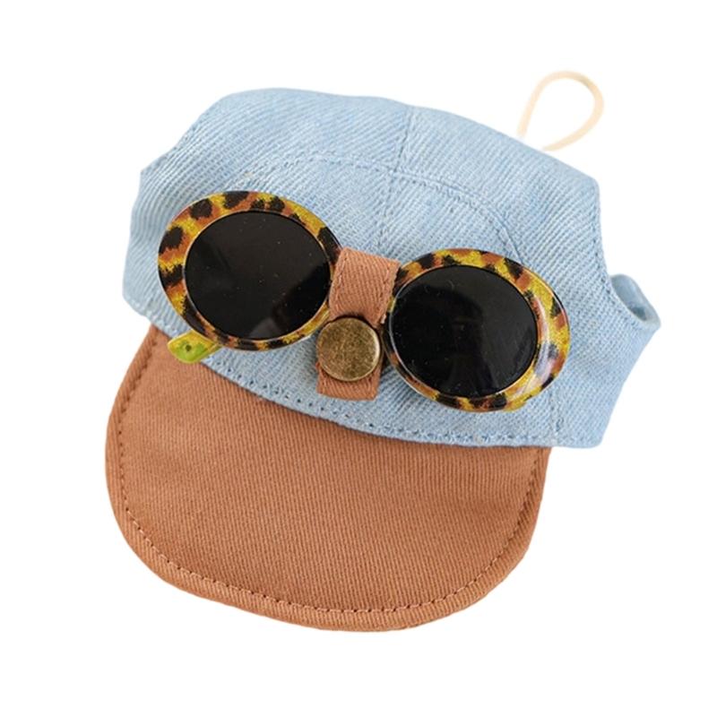 Comfortable Wide Brimmed Sun Hat For Pet Headgear Outdoor Summer Headgear Breathable Hat