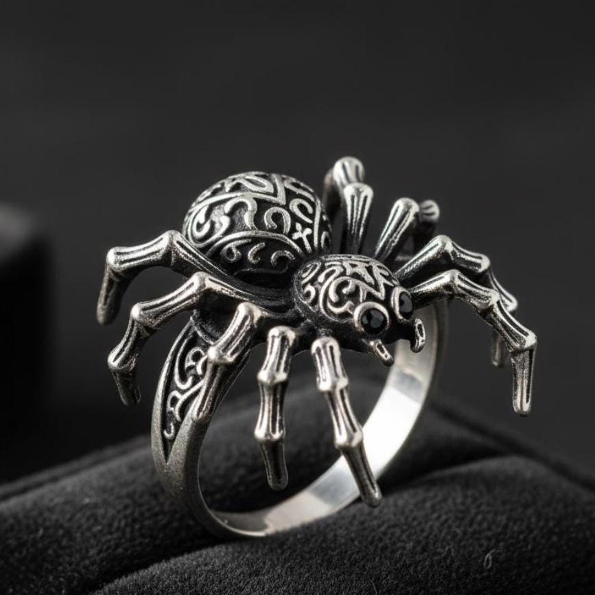 Eco-Friendly Alloy Spider Ring: Creative Exaggerated Women's Animal Shape Jewelry