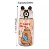 Large Capacity Capybara Water Bottle Cartoon Student Water Bottle Portable Straw Cup  Summer