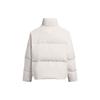 Under Armour ColdGear Infrared Down Puffer Jacket With Stand Collar And Zipper Women Jacket White 1378858-112