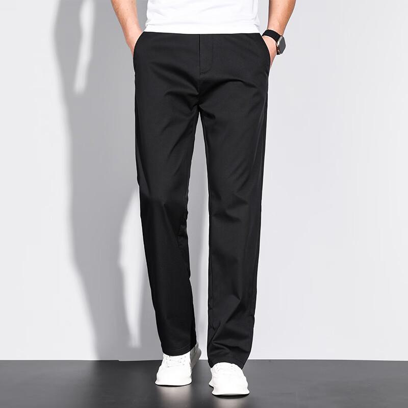 PLAYBOY Men s Spring/Summer Lightweight Casual Straight Pants 34