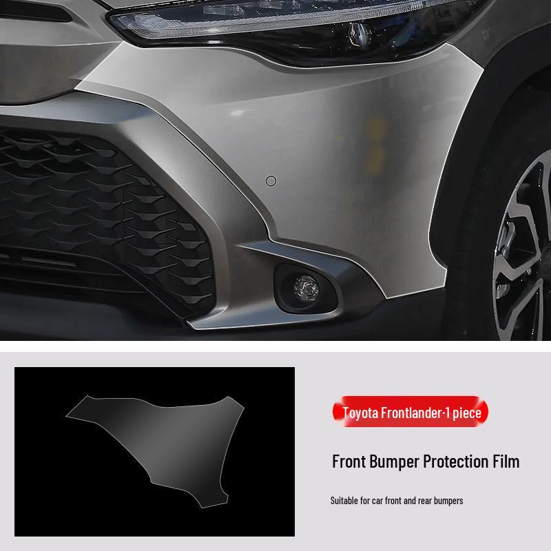 

Toyota Frontlander Bumper Film: Fit for 23 Models, Front/Rear TPU Invisible Wrap See Description