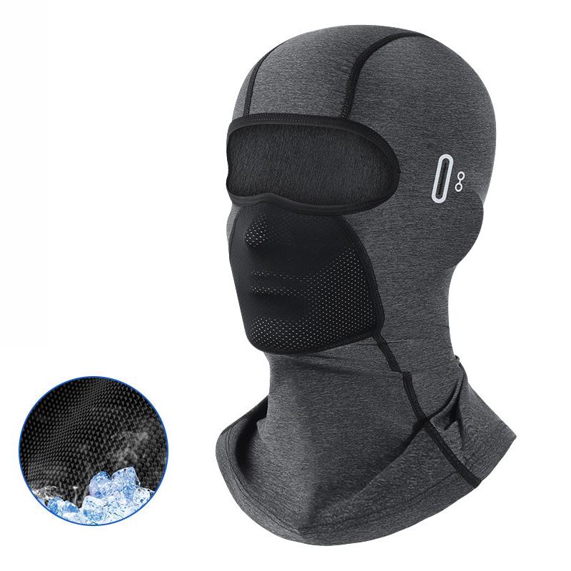 

Мотоциклетная Балаклава Летняя УФ-защита Очки для лица Дышащие отверстия для мужчин и женщин Быстросохнущая Мотоциклетная Зимняя Теплая Лыжная Маска серый