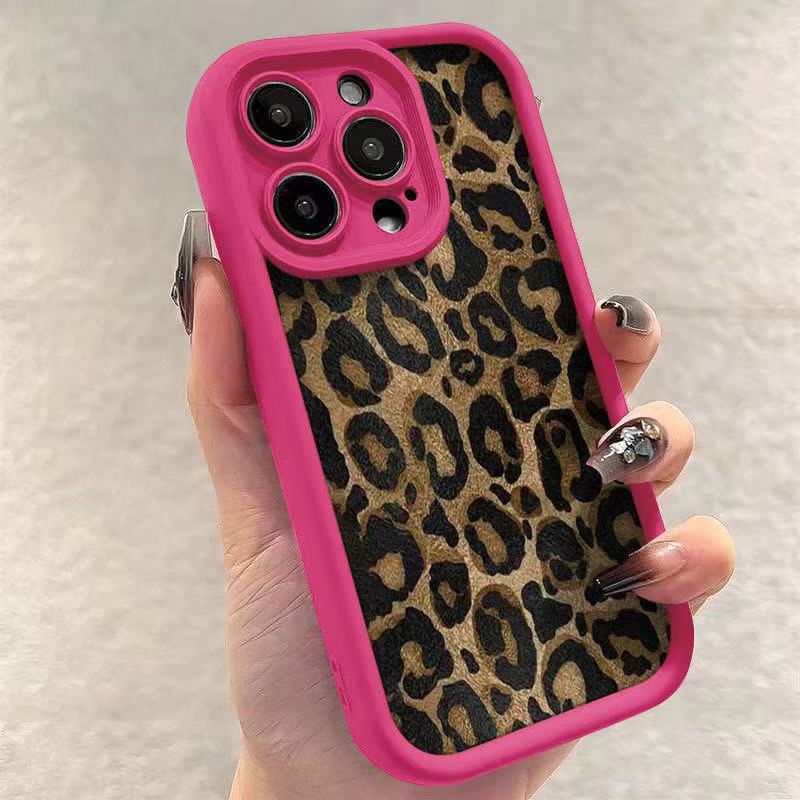 Retro Leopard Print Is Suitable for Iphone16pro Mobile Phone Case Apple 15 Anti-drop 14 Retro 13promax New 12x.