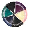 Chinese Style Folding Folding Fan Change Color With Tassel Dance Fan Bamboo Silk Cloth Summer