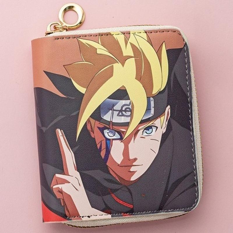 Anime Short Wallet Teen Fashion Simple Change Bag Card Bag Wallet