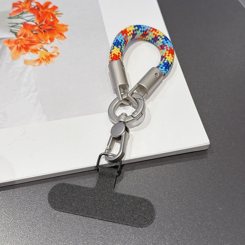 Short Portable Lanyard Pickup Chain Wrist Chain Anti-Lost Lanyard Universal Phone Case With Clip Lanyard Phone Accessories