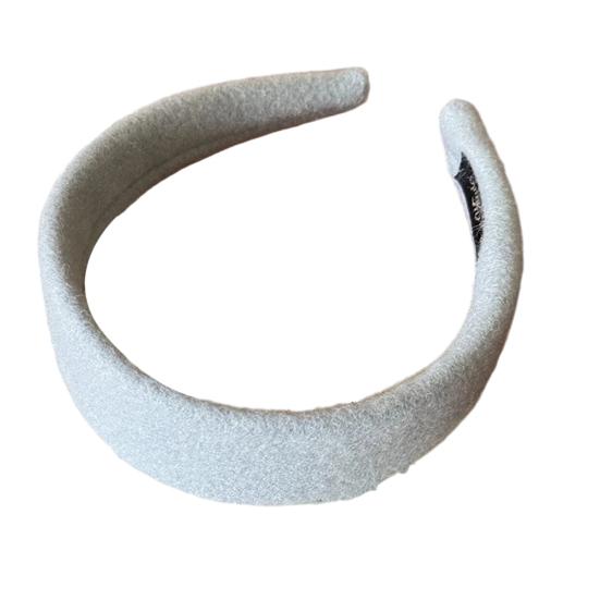 Women Headband Wide-Brimmed Sponge Filling Soft Suede Texture Hair Hoop Autumn