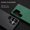 for Magsafe Case for Samsung Galaxy S24 S25 Ultra Plus Natural Cowhide Lychee Leather Magnetic Protector Luxury Phone Back Cover