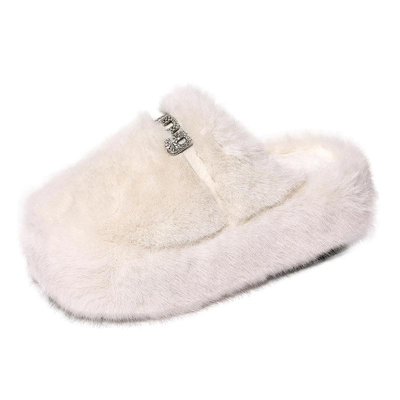 French retro Mary Jane shoes women's 2025 new shallow mouth round head soft sole ballet cotton slippers women