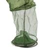 Portable Quick-Drying Nylon Mesh Steel Ring Folding Fishing Net Fish Crab Lobsters Mesh Cage Bucket Anti-Jump Storage Bag
